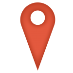 Territoire icône point GPS